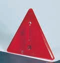 Odrazka trojuholník červená Hella