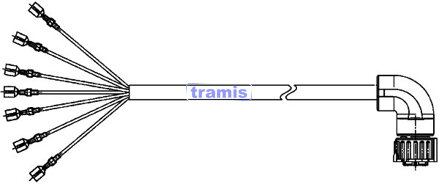 Kábel + adaptér medzikus Pravá strana