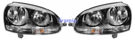 Hlavné svetlo Volkswagen Golf 5 sada
