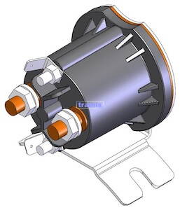 Relé gulatý TRBT 24V 150A