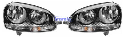 Hlavné svetlo Volkswagen Golf 5 sada